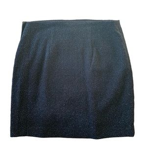 Express Metallic Tweed Mini Skirt